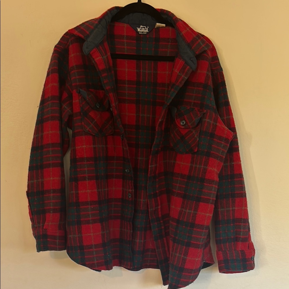Woolrich Red and Black Plaid Shirt